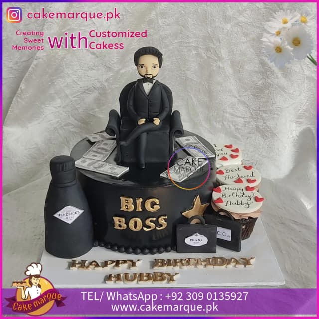 Big Boss Hubby's Executive Birthday Cake
