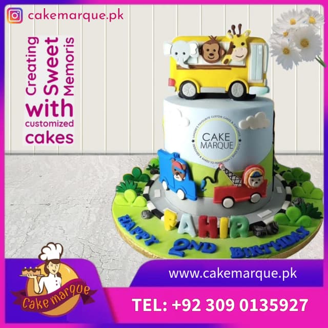 Cars theme Birthday cake for kids