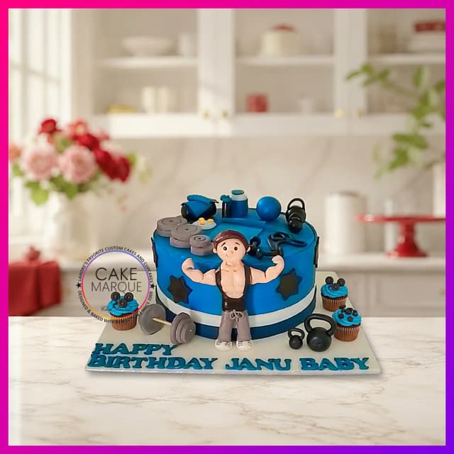 Fitness Fanatic Birthday Cake