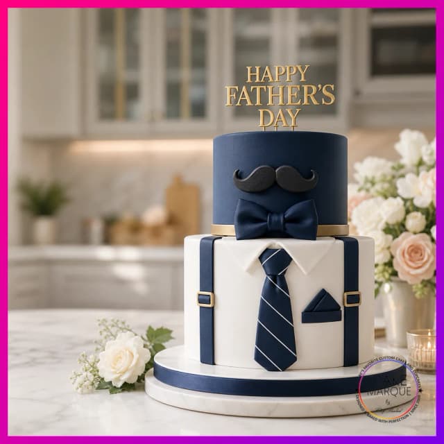 Dapper Dad's Gentleman's Suit Father's Day Cake