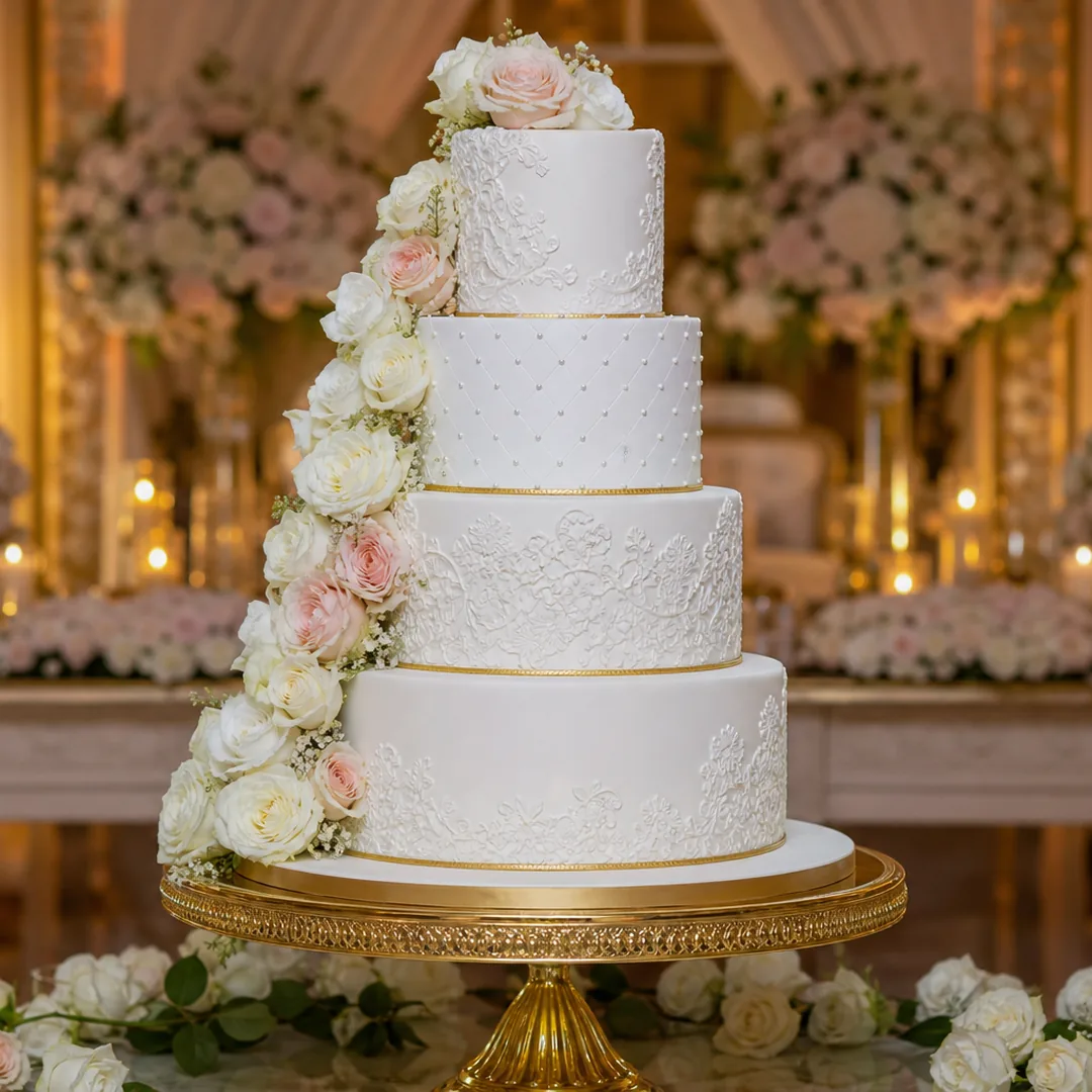 Designer celebration cake for Lahore wedding party